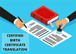 Birth certificate Translation from Hindi to English