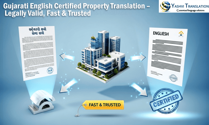 Gujarati English Certified Property Translation