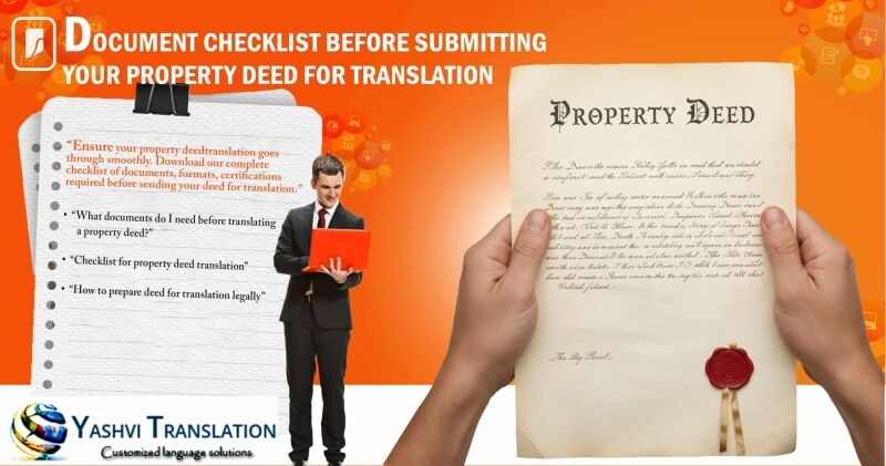 Document Checklist Before Submitting Your Property Deed For Translation